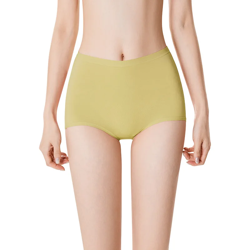 2022 NEW Soft and Breathable High Waist Elasticity Silk 60 Modals Hip Lifts Boxer Briefs for Women
