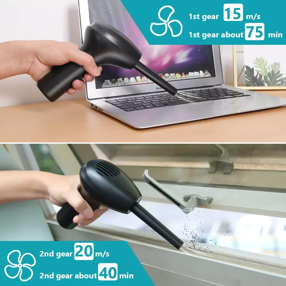 Portable Electric Air Blower Rechargeable Computer Cleaning Dust Cleaner Vacuum Cordless air duster Gun