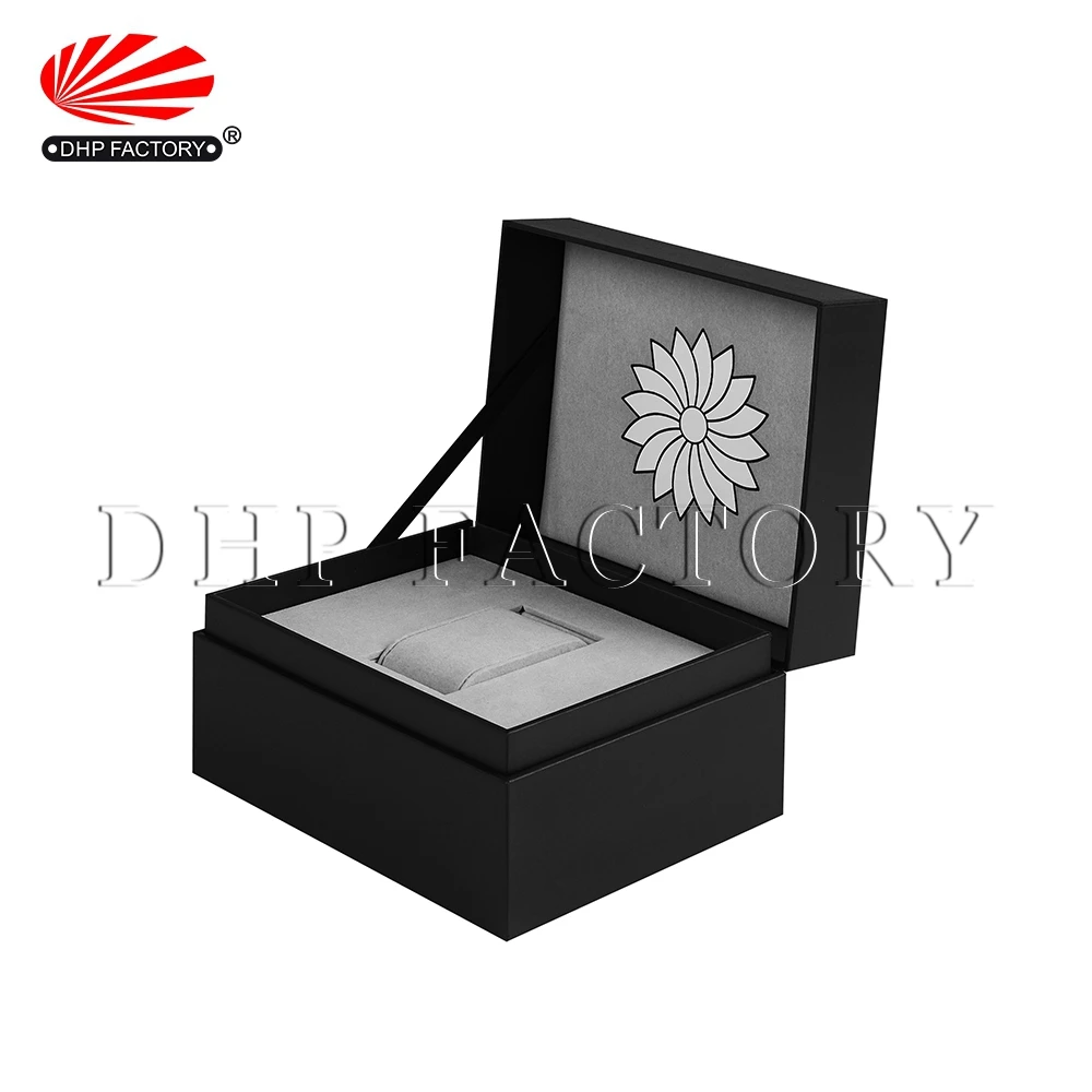 OEM brand factory wholesale rigid cardboard paper gift packaging custom made luxury watch boxes
