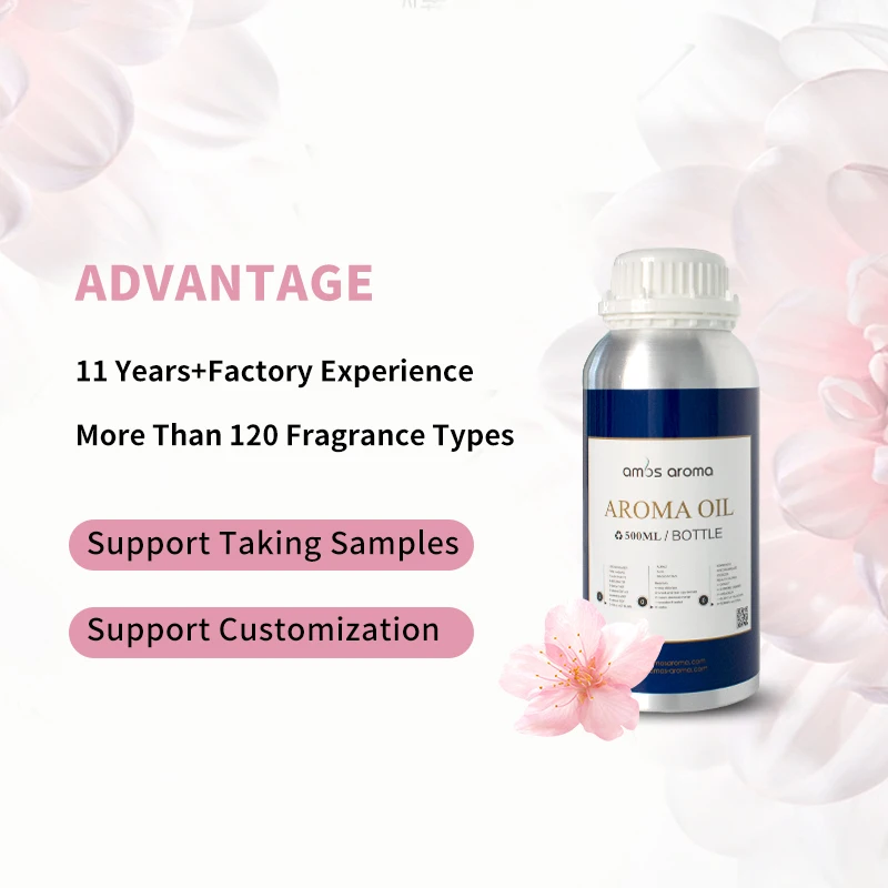 AMS branded floral notes fragrance oil wholesale 500ml scent aroma diffuser machine oil perfume essential oil oud