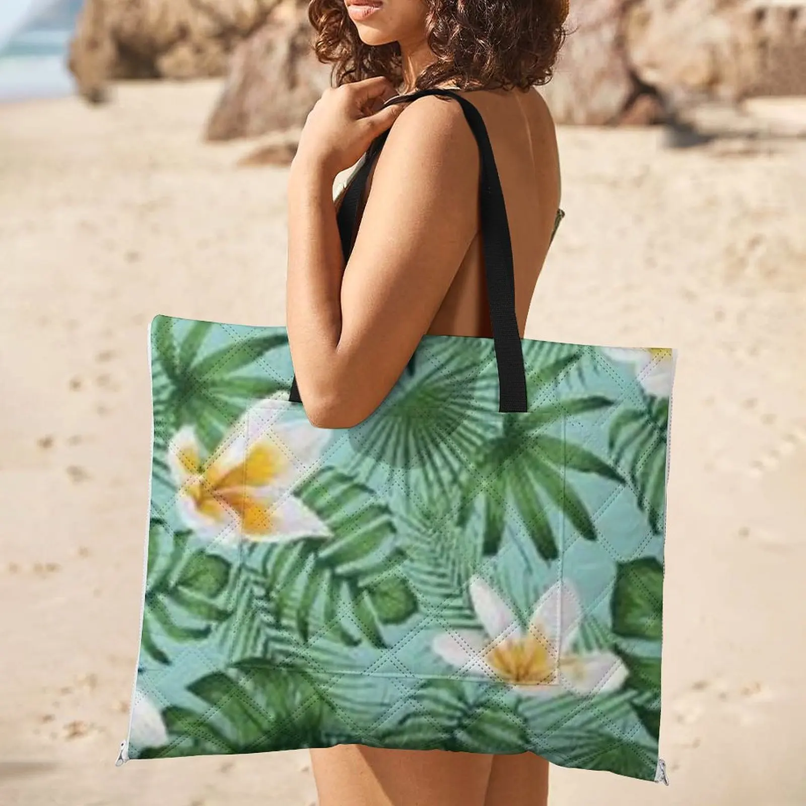 Wholesale Custom Handbags Shoulder Bag Big Size For Ladies Foldable Picnic Mat Cheap Bags For Ladies Shoulder Bag