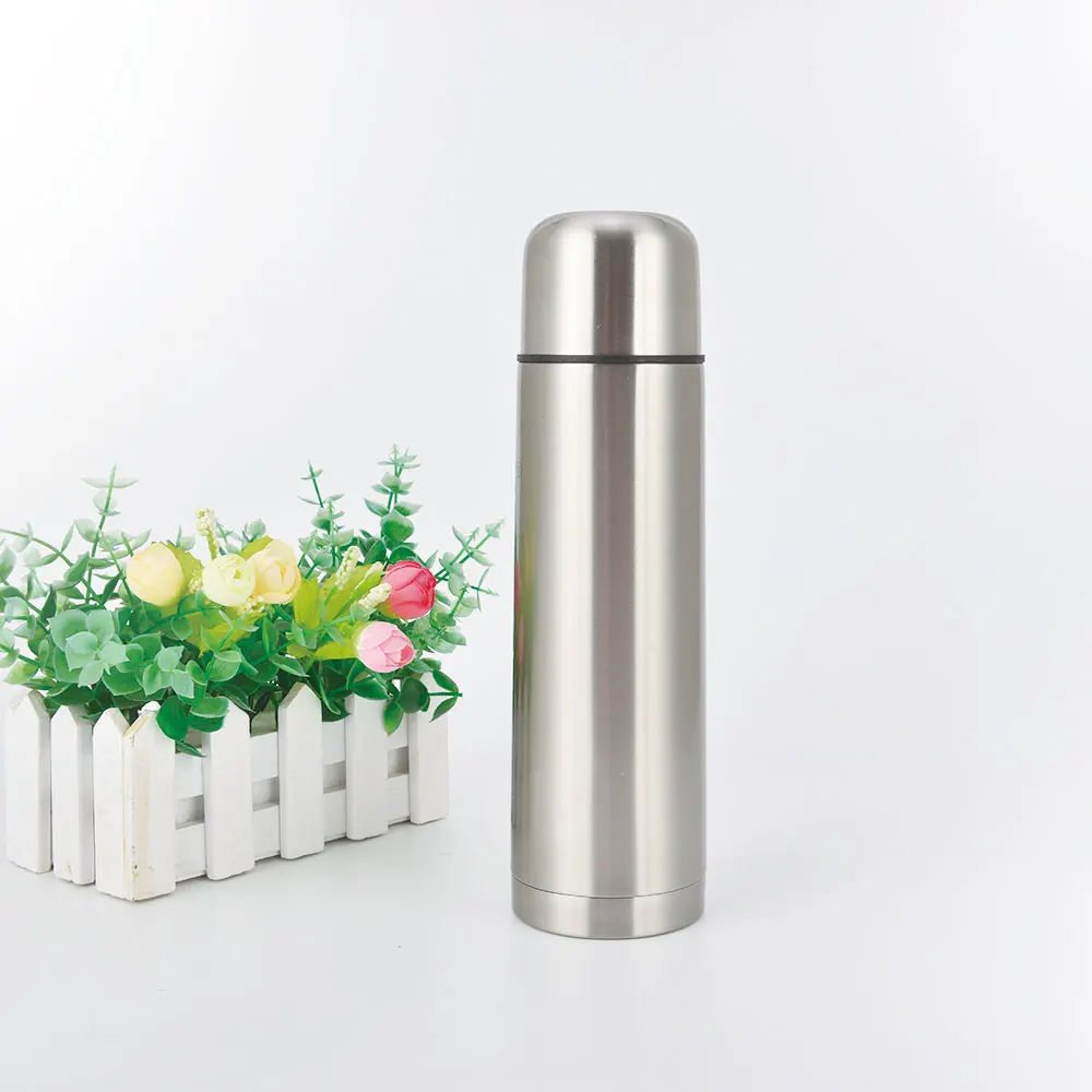 500ml Thermos Stainless Steel Bouncing Cup One-click Flip Cover Insulated Water Bottle Vacuum Flask with  Lid