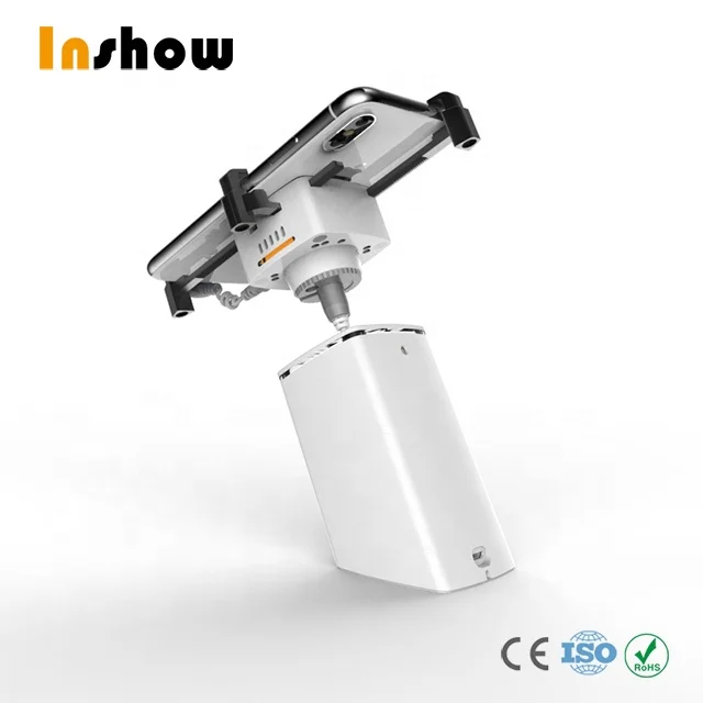 INSHOW Mobile Phone Retail Security display stand for cell phone alarm holder with Charger INSHOW A100