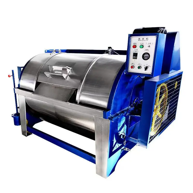 150kg  large-scale new horizontal washing and washing clothes towel equipment offline use industrial washing machine