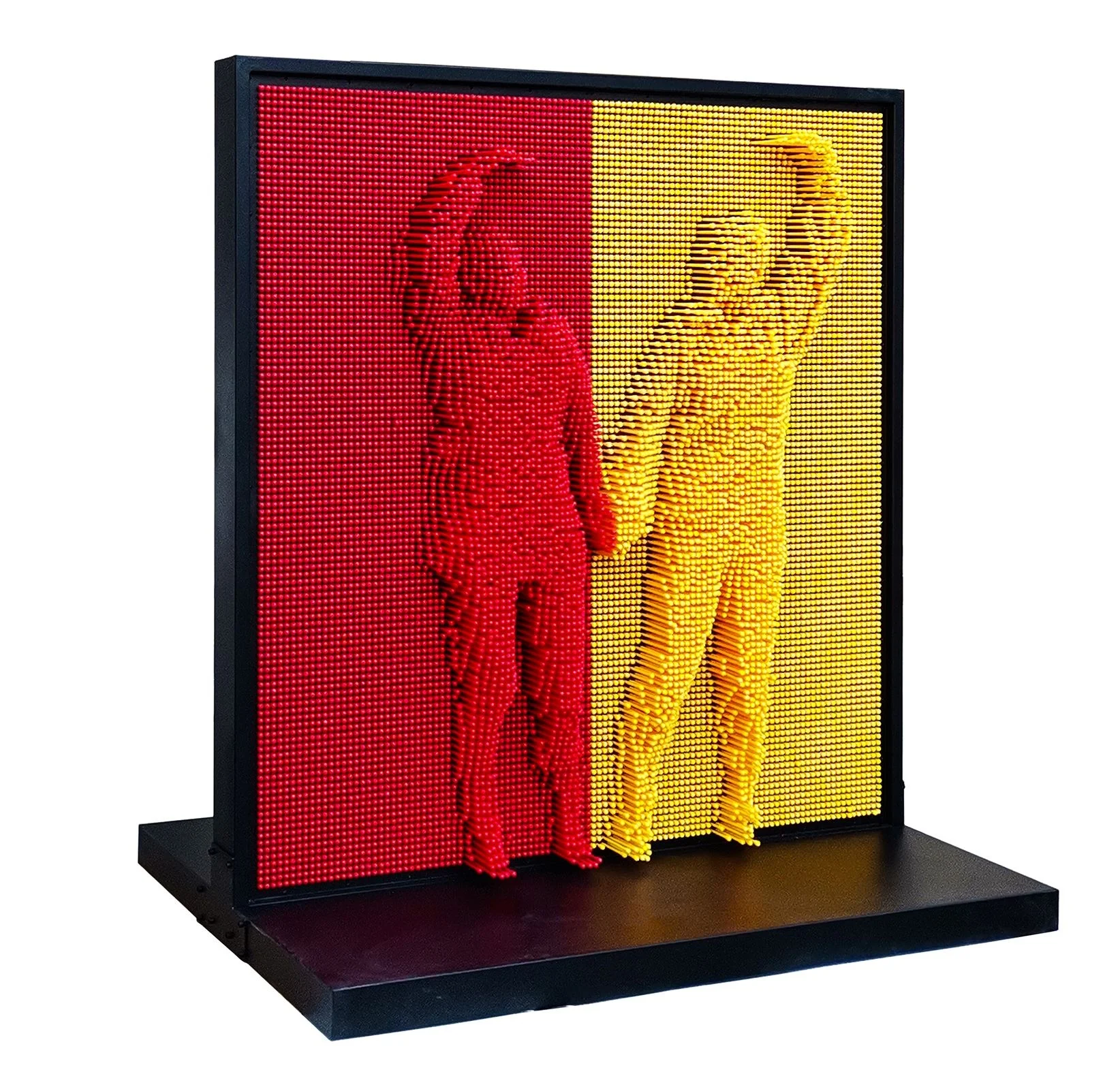 3D ручной впечатление контактный экран игрушки DIY Творческий pin-арт для детей Крытый