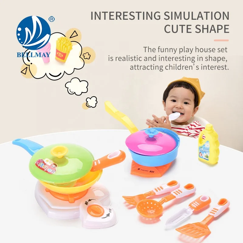 Bemay Toy Pretend Play Kitchen Toy for Kids, Play House Kitchen Set for Kids