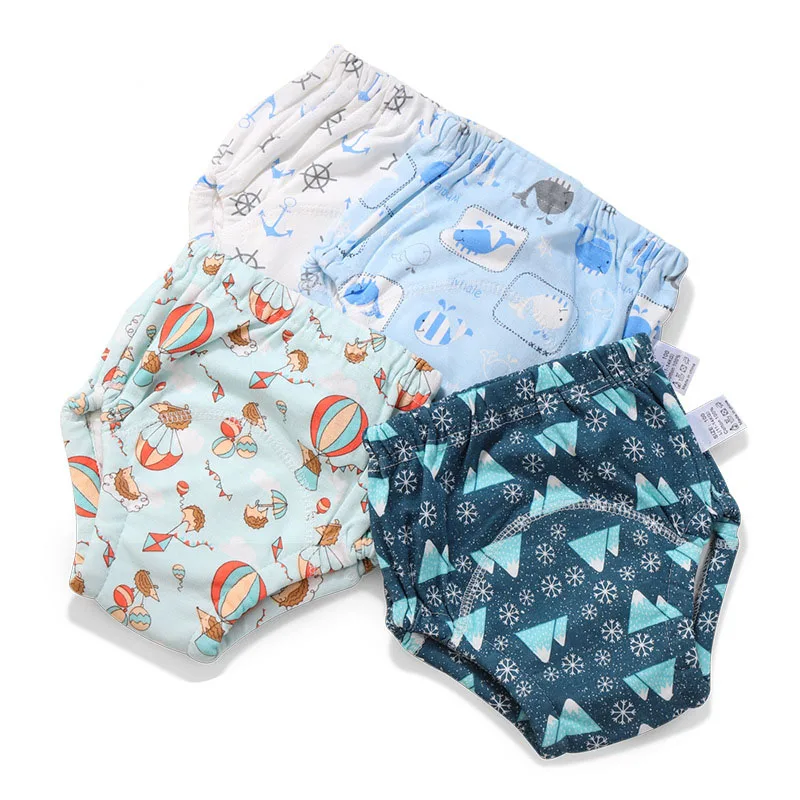 
2020 hot sell cotton baby training pants baby Trainers Potty Pants cloth diaper 