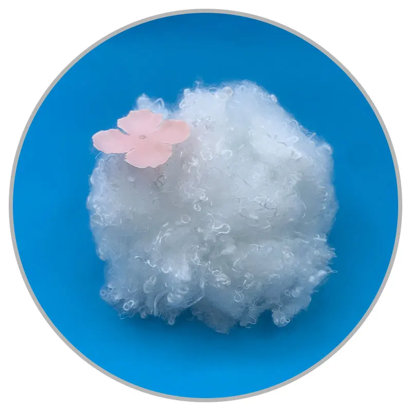 Virgin Hollow Silicone Polyester Micro 3D 32MM SoLoft Fiber for Filling