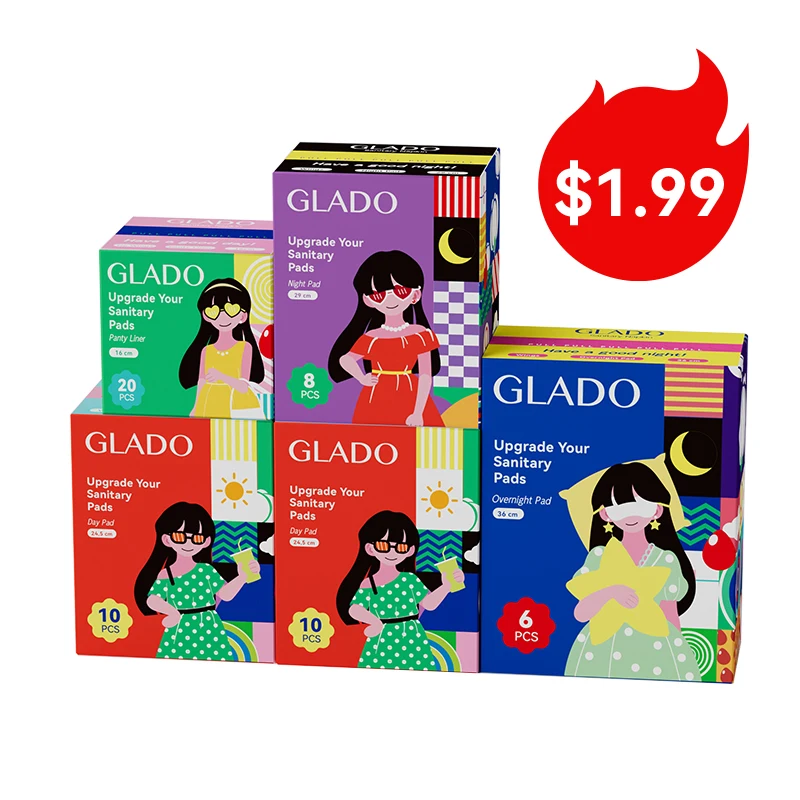 Sanitary Napkins Cotton Sanitary Pads Fast Absorption Heavy Flow Super Biodegradable Corn and High Qualitybamboo Fiber Natural