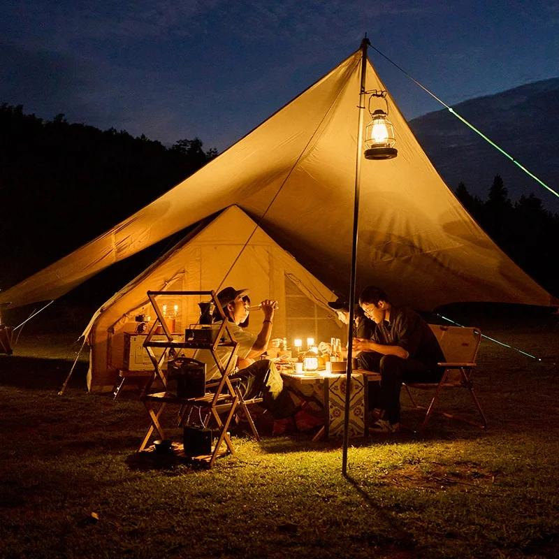 Naturehike Glacier Camping tarp Tent awning UPF 50+ canopy 8-10 person large luxury beach sun shade