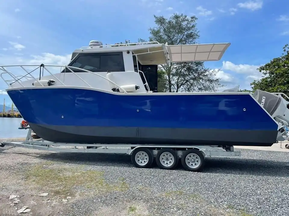 8.8m 29ft aluminum catamaran leisure boat fishing boat
