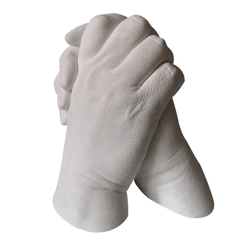 DIY Moulding Casting Kit Private Label 3D Hand Cast Kit Adult Couple Hand and Foot Souvenir Casting Kit