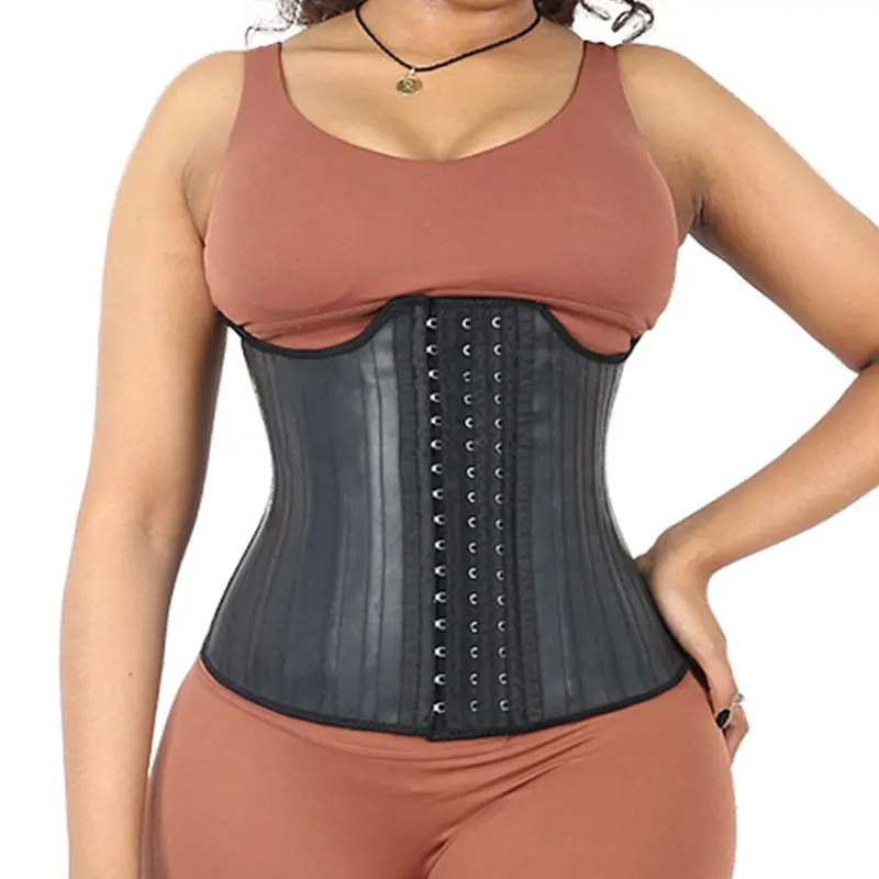 Wholesale W Shape Underbust Corset Belly Control Scoop Bra Cincher Body Shaper Sport Girdle 25 Steel Bone Slimming Waist Trainer