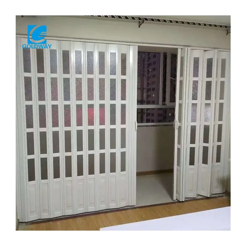 High Quality Hot Sale Plastic Folding Door for Bathroom