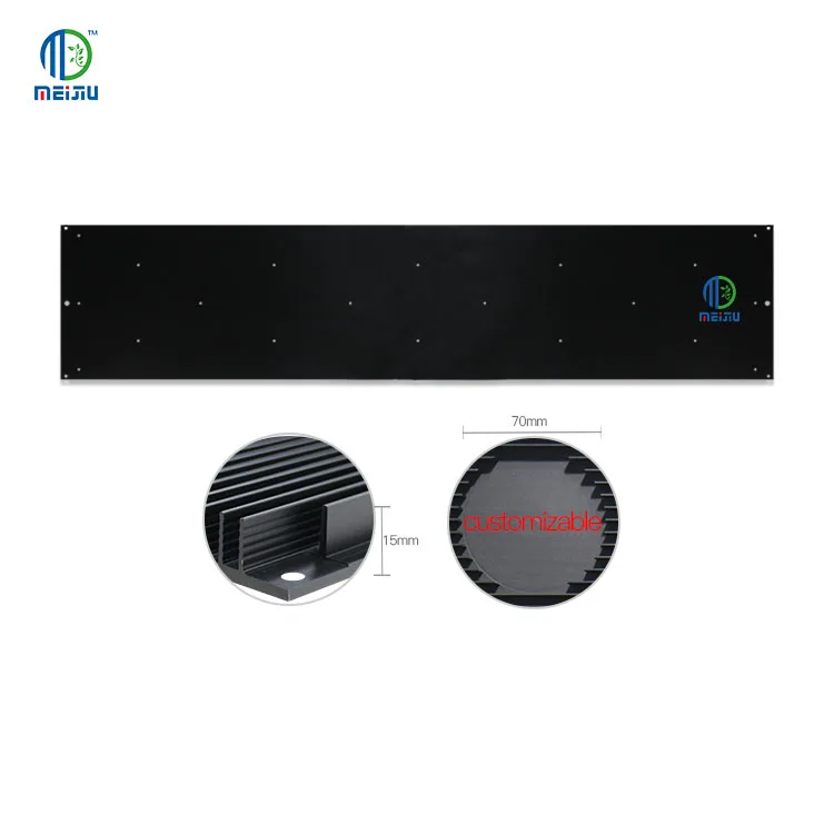  Meijiu 940x195x15 мм OEM 100 Вт кованый алюминиевый светодиодный радиатор для светодиодной сельскохозяйственной лампы выращивания