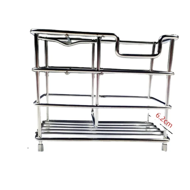 unique single stainless steel toothbrush storage or razor holder stand storage basket toothbrush holder