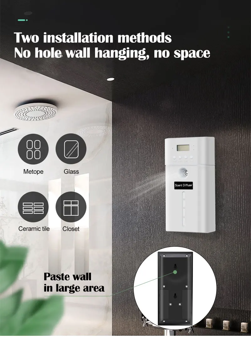 Hotel Plug in Dubai fragrance Oil Scent Diffuser Machine Smart Aroma Fragrance Essential Oil Electric Ultrasonic Scent Diffuser