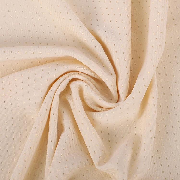 
160g 82%nylon 18%spandex stretched mesh knitknit jacquard fabric for underwear Trousers 