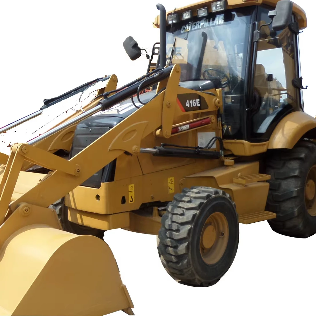 Good price Powerful engine 11 Ton Used Excavators Small Excavator Cat Caterpillar420f Cat 420e Backhoe Loader Used  Cat420f Sale