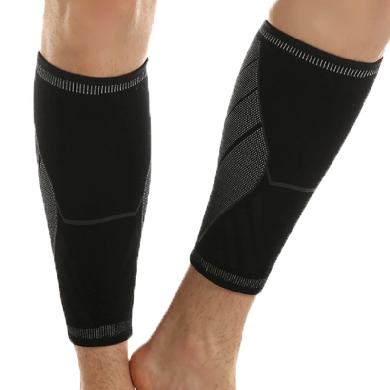 Selling Adult Elastic Adjustable Sport Support Nylon Anti Knitting Calf Sports Compression Running Sleeve