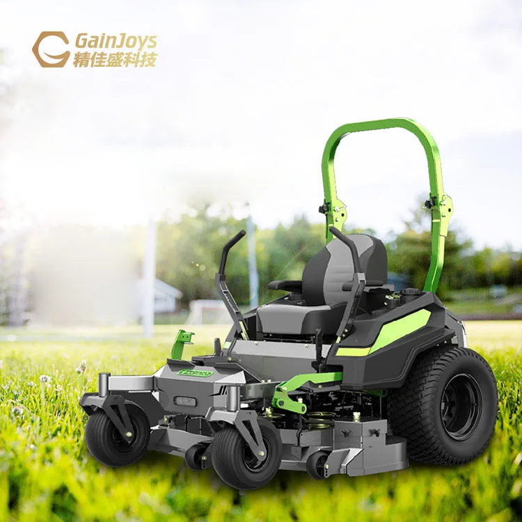 1300W electric small ride on lawn mower wholesale 1270mm cutting width Zero Turn Lawn Mower