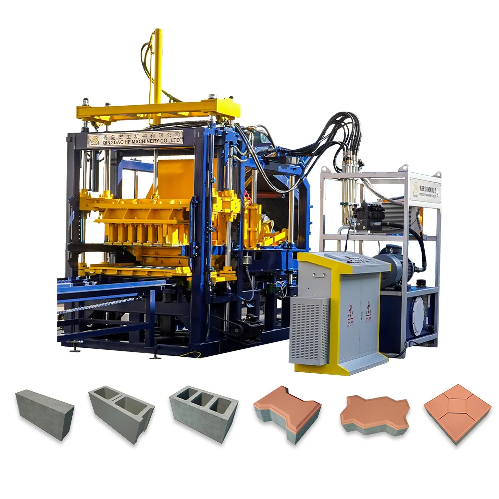Hydraulic Concrete Interlocking Block Machine Hot Sale Paving Stone Making Machine H1800 Block Machine How to Change Molds