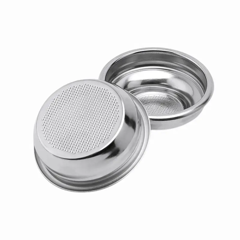Customized popular Stainless Steel Coffee Powder Bowl Filter Basket Espresso Coffee Machine Accessories powder bowl