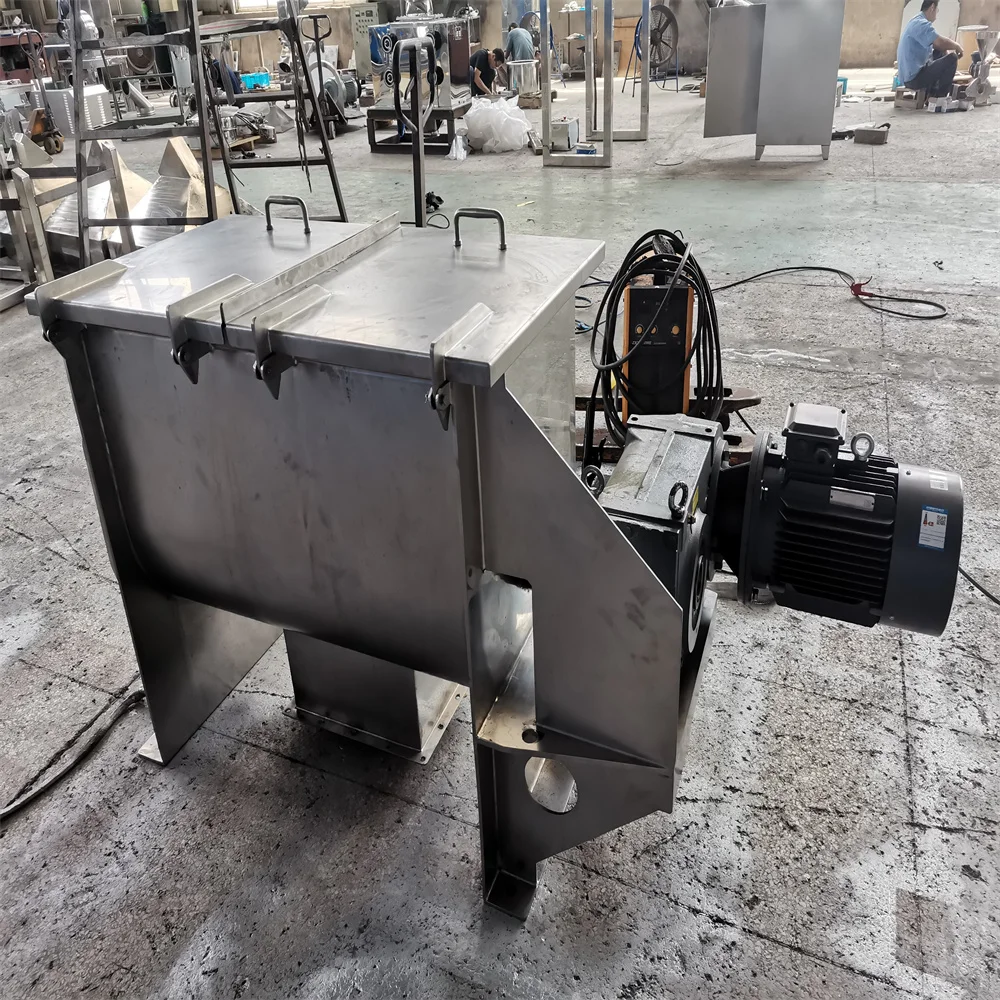 Spicy Curry Sea Salt Mixer Machine Horizontal Powder Blender Machine