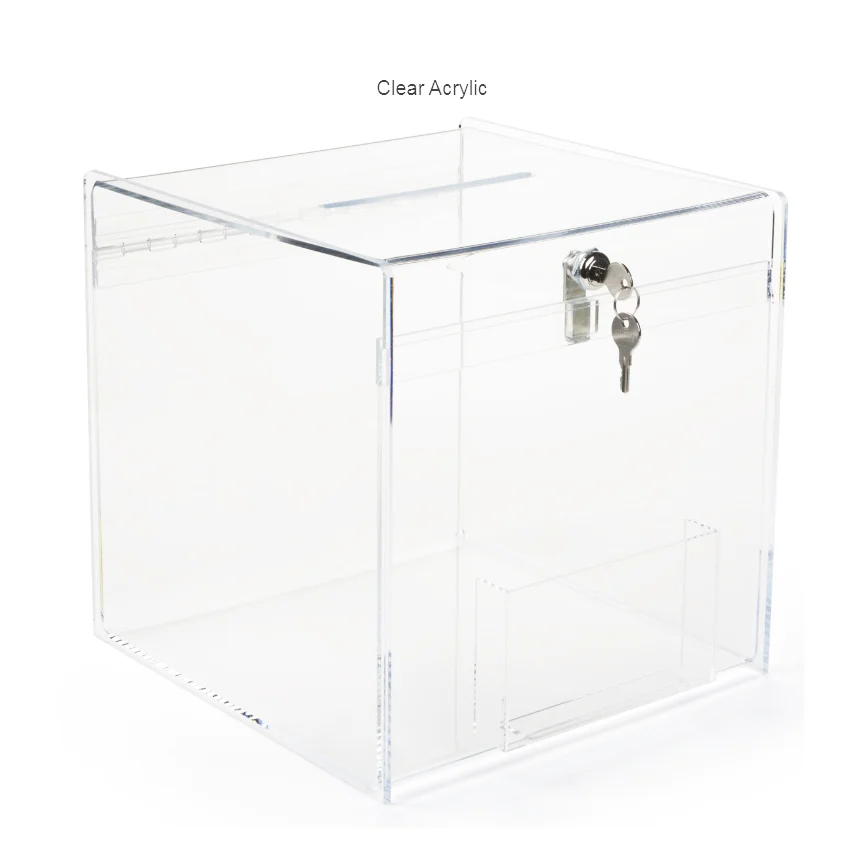 VONVIK 12x12 прозрачный акриловый бокс с замком для ключей