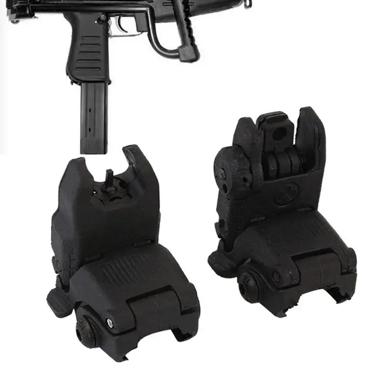 MAGORUI Tactical Flip up Sight Front Rear Sight  Rapid Rifle RTS Sight