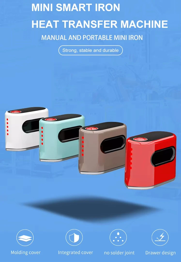 Erasmart MIni Iron Household Digital Heat Transfer Sublimation Transfer Printing Machine On Clothes