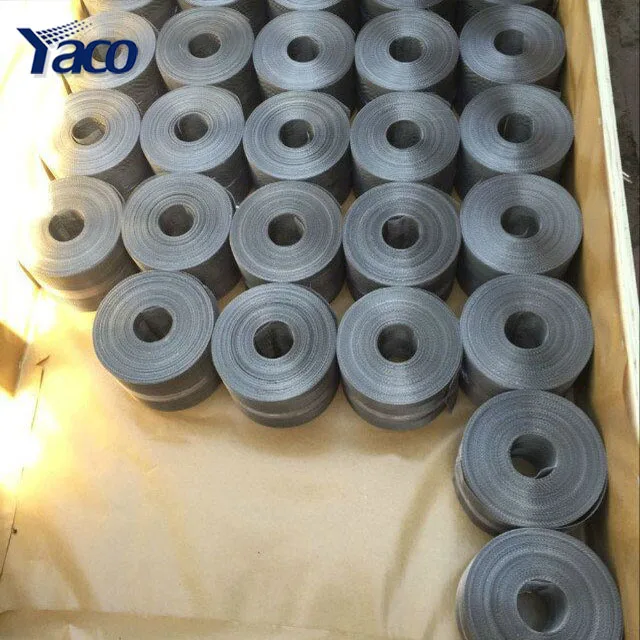 30mm 50mm 80mm roll width Plain weave micro opening stainless steel wire mesh cloth Soffit Vent Mesh