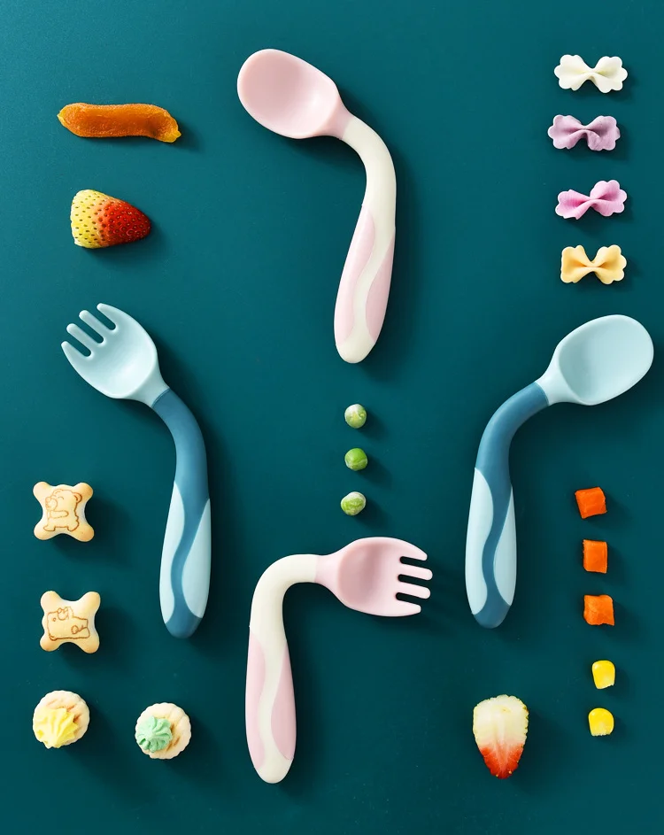 Baby Spoon Food Grade OEM Wholesale Silicone Baby Feeding Spoon