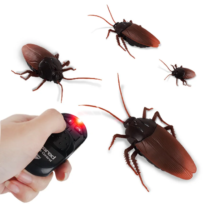 Electric Remote Rc Infrared Remote Control Beetle Insect Toy For Animal Model Insect Jokes Toy