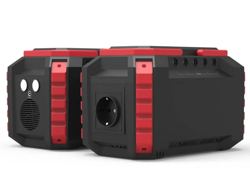 60000mAh portable power station for outdoor emergency backup  portable solar generator 200W AC output