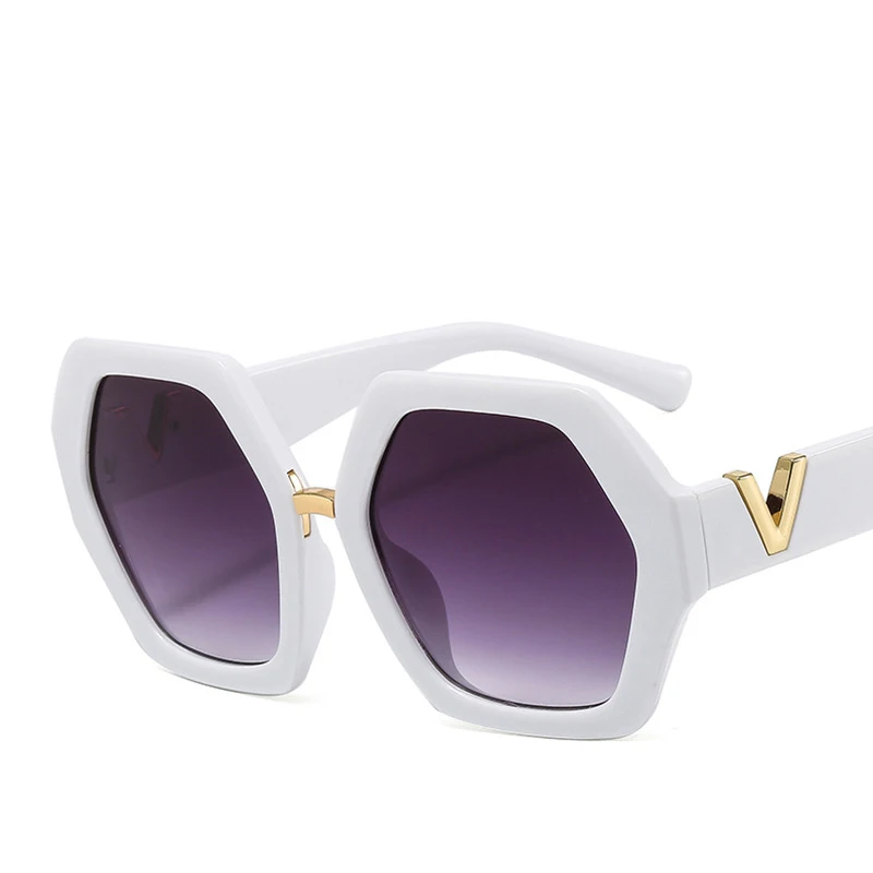 new Personalized polygonal snake pattern women shades fashion luxury sunglasses wholesale custom logo fashion glasses vintage