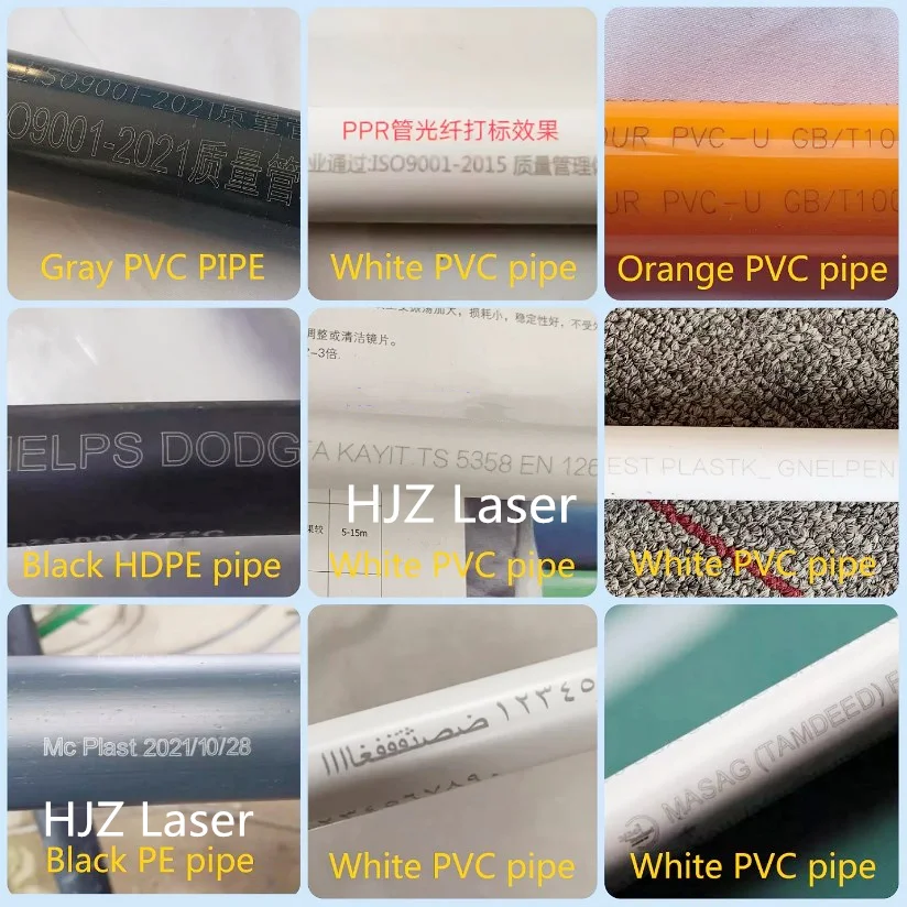 ПЭ HDPE PPR ПВХ трубы кабельный принтер 20 Вт 30 50 волокна Co2 UV онлайн летающая лазерная гравировка печатная маркировочная машина цена