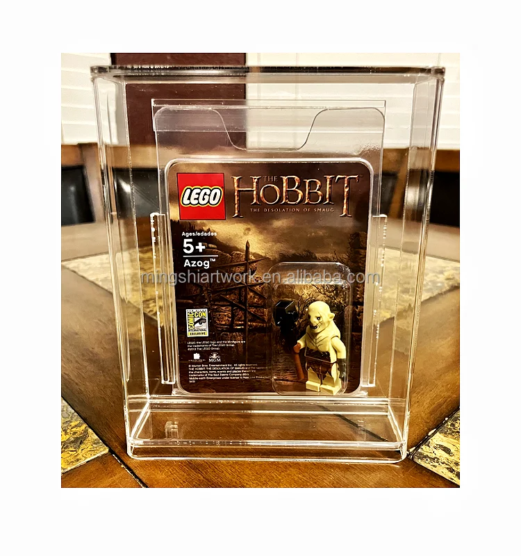 Custom Acrylic The Hobbit MINI Figure SDCC Display Case Acrylic Closure Protector Case Comic Collection Display Box