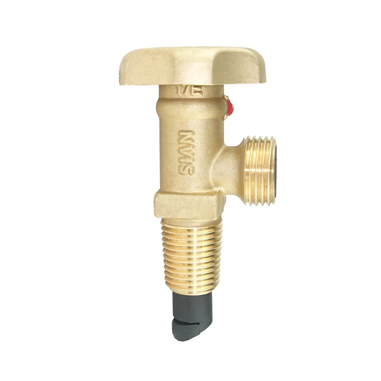 SiAN Safety Brass 17E F-type LPG Propane Tank Valve LPG Cylinder  Handwheel Valves With TPED Approved