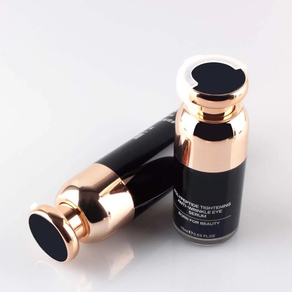 OEM 50g black plastic acrylic BB cream cosmetic airless bottle with pump