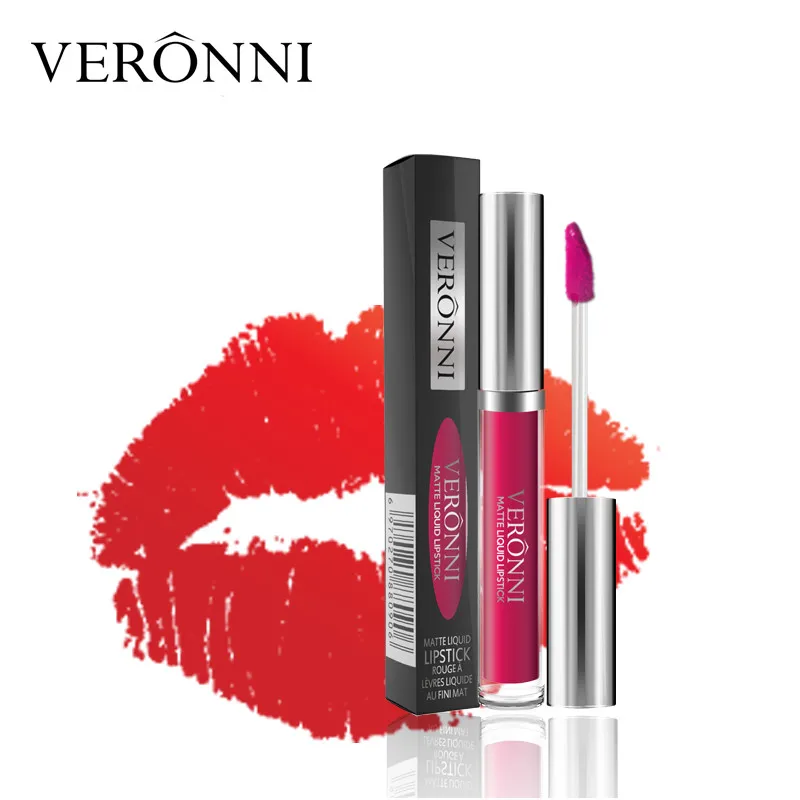 VERONNI 13 Colors Lip Gloss Wholesale Makeup Lips Makeup Matte Liquid Lipstick