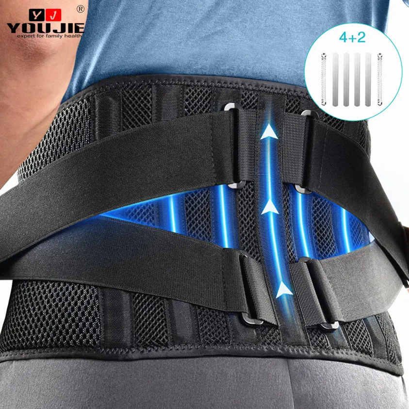 Youjie экологичный Регулируемый Поясничный ремень для снижения давления спины, поясничный ремень для поддержки спины