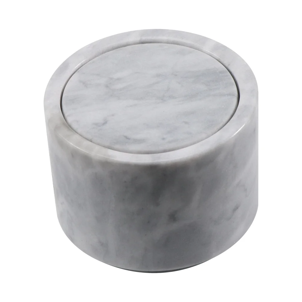 Factory White Marble salt cellar 3.5 inch