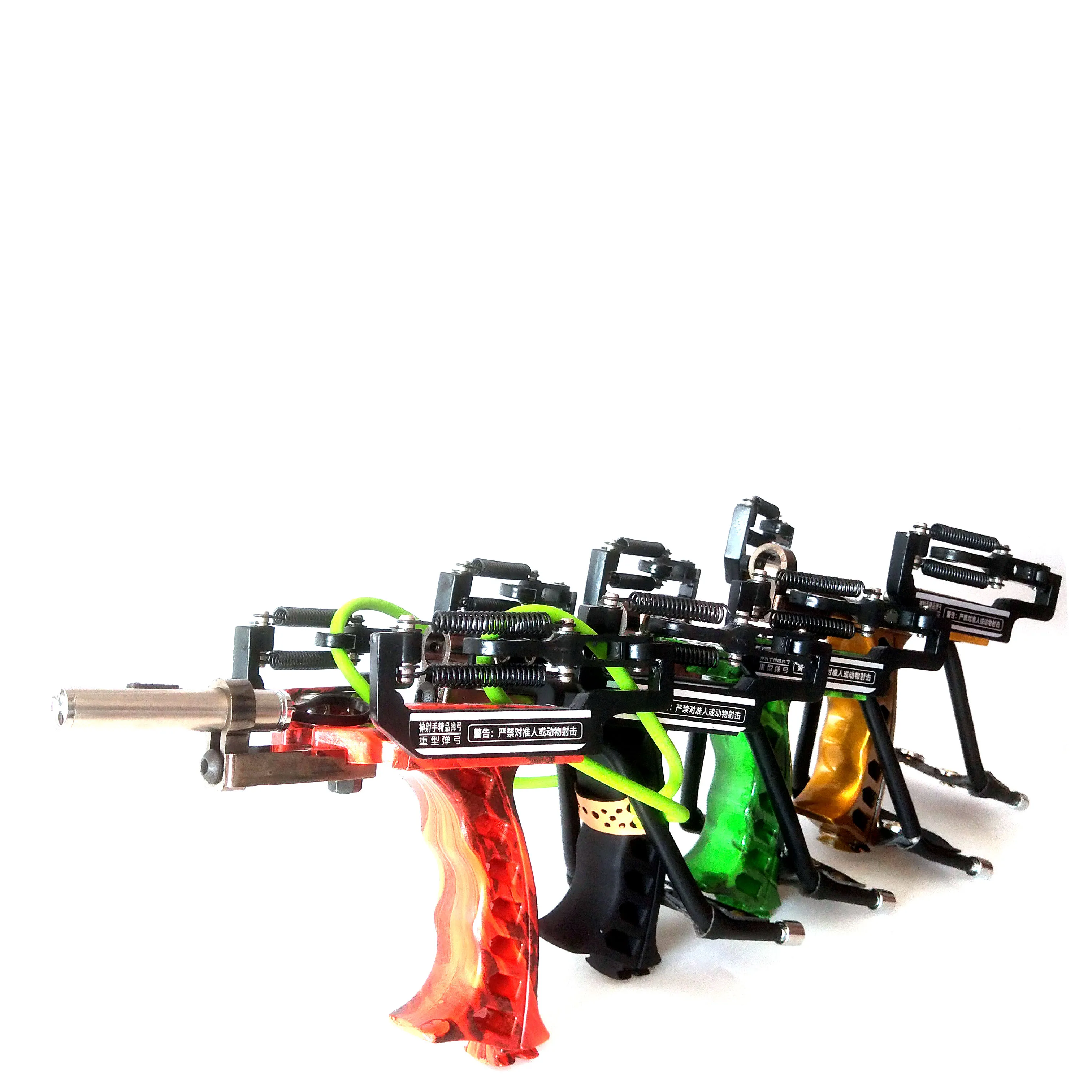 Powerful Slingshot With Wrist Rest Hunting Fishing Shooting Darts Steel Ball Laser Stainless Steel Catapult Outdoor