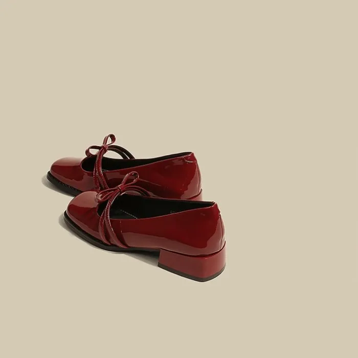 Mary Jane Shoes Women Cute Ballet Flats Lolita Shoes Slip on Ballerina Fashion Ladies Dress Shoes Large Sizes 44 45 46