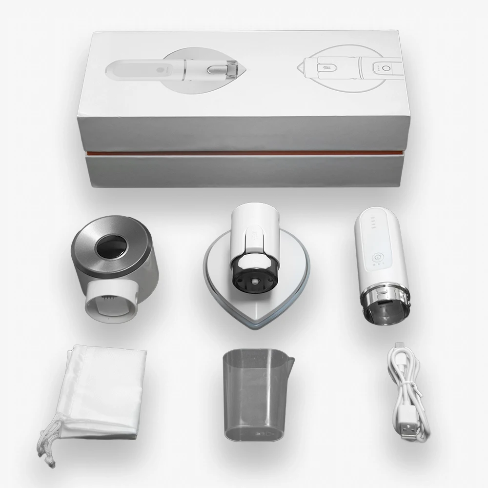 Lint Remover for Clothes Fabric Shaver Battery Operated Portable Travel Iron with Spray Wireless Mini Electric Iron