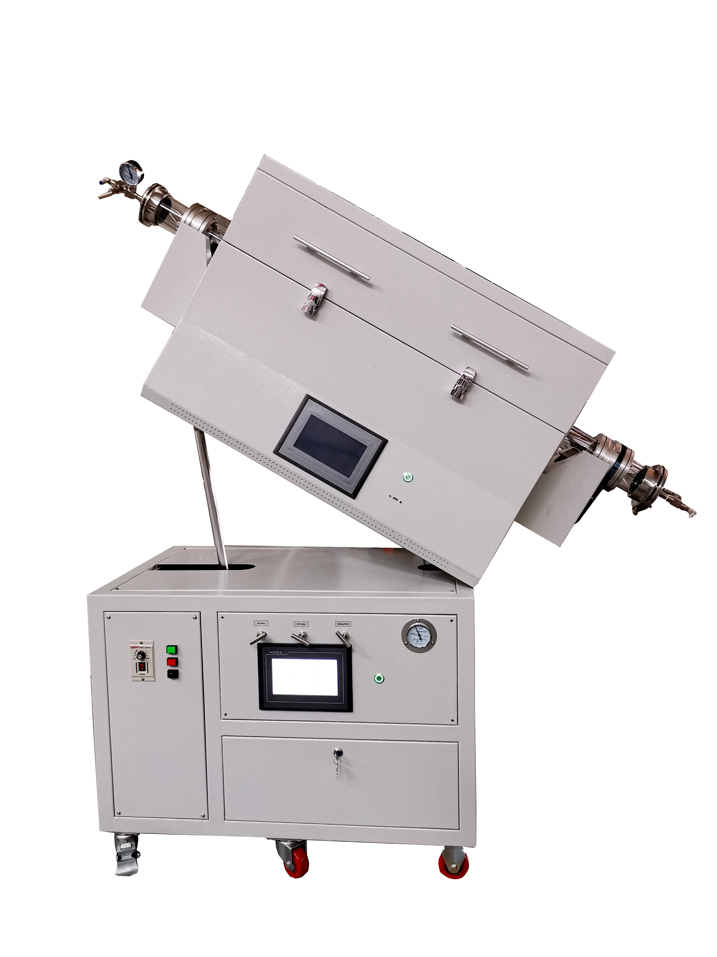 1200C Rotary Tube furnace for carbon activation with high temperature steam generator