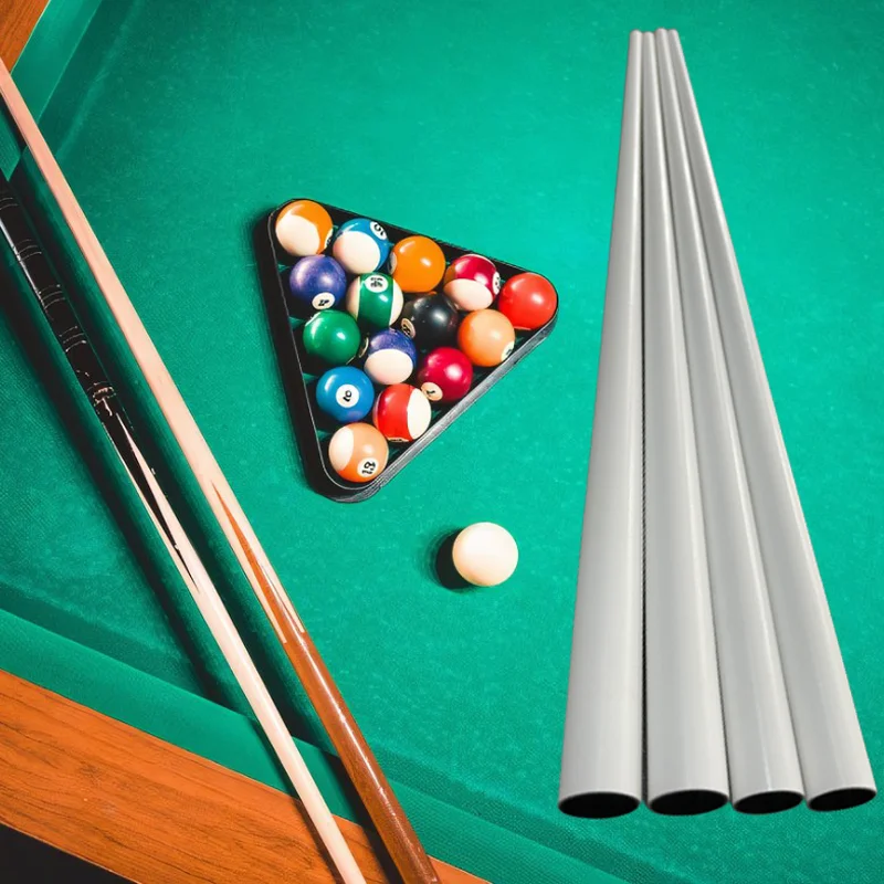 Billiard Cues White High Modulus Lightweight low deflection 11.8 12mm 12.4mm pool carbon cue shaft