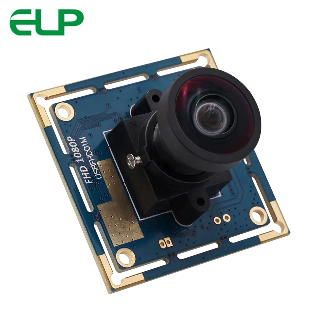 ELP 2MP 125 degree low distortion Widel Angle usb camera 1080P OV2710 for industrial automation ELP-USBFHD01M-H120
