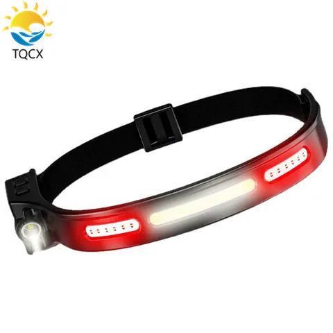 Intelligent Sensor Induction LED Mountain Bicycle Head Light USB Rechargeable Accessories Miner Light